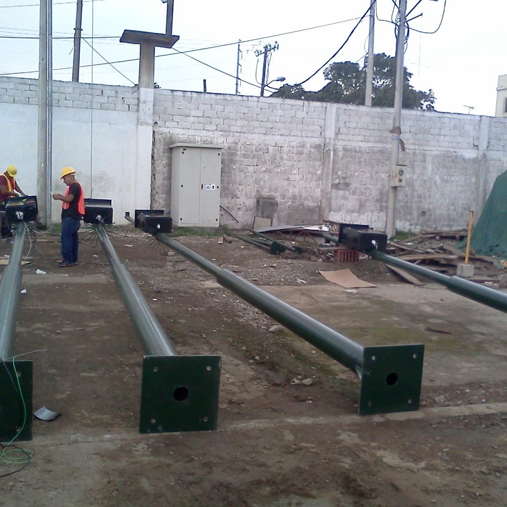 Armado de cableado Camaras PTZ